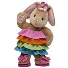 Pawlette Bunny Plush Summer Ruffle Dress Gift Set plush by Build-A-Bear